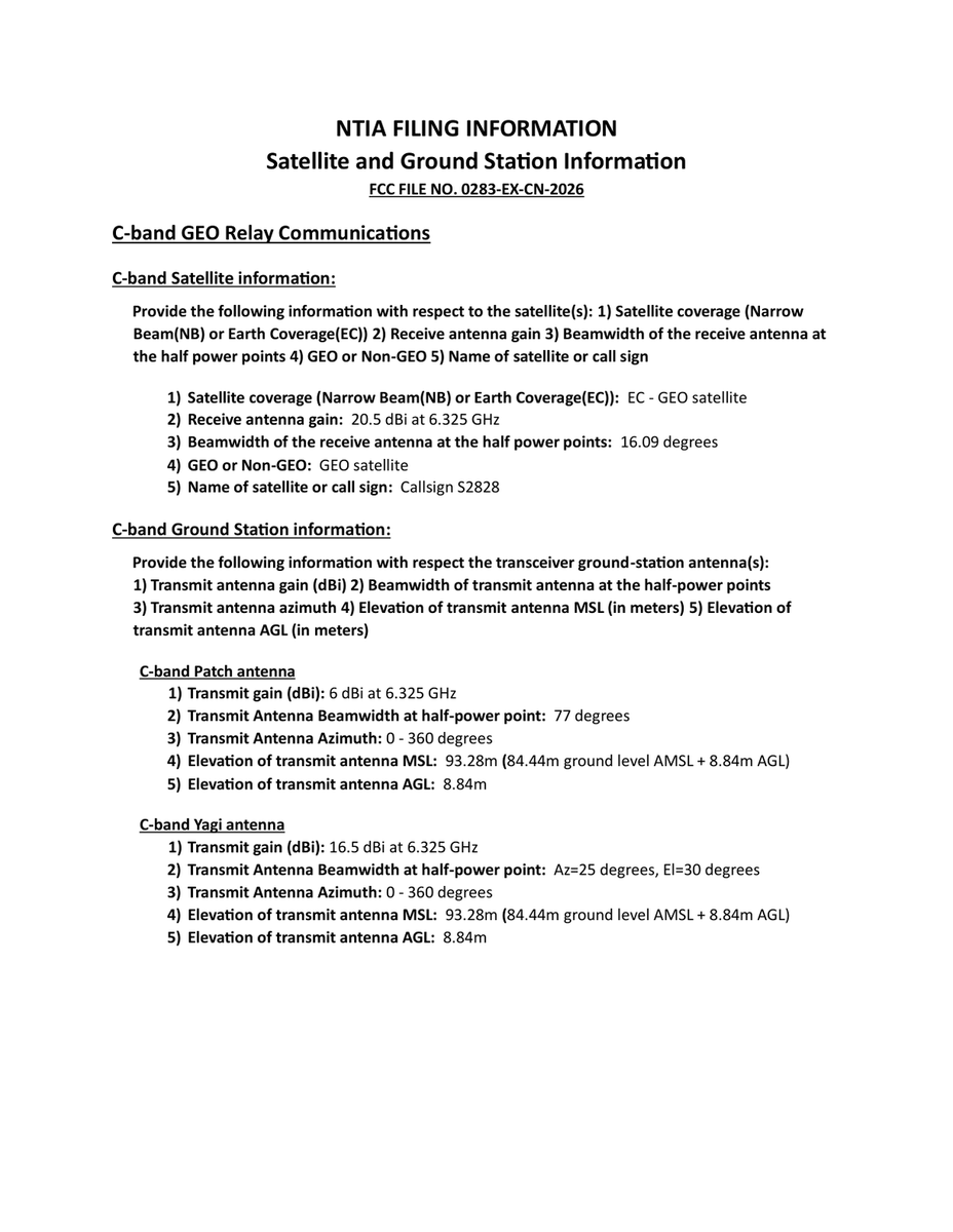 FCC Filing Alerts tweet media