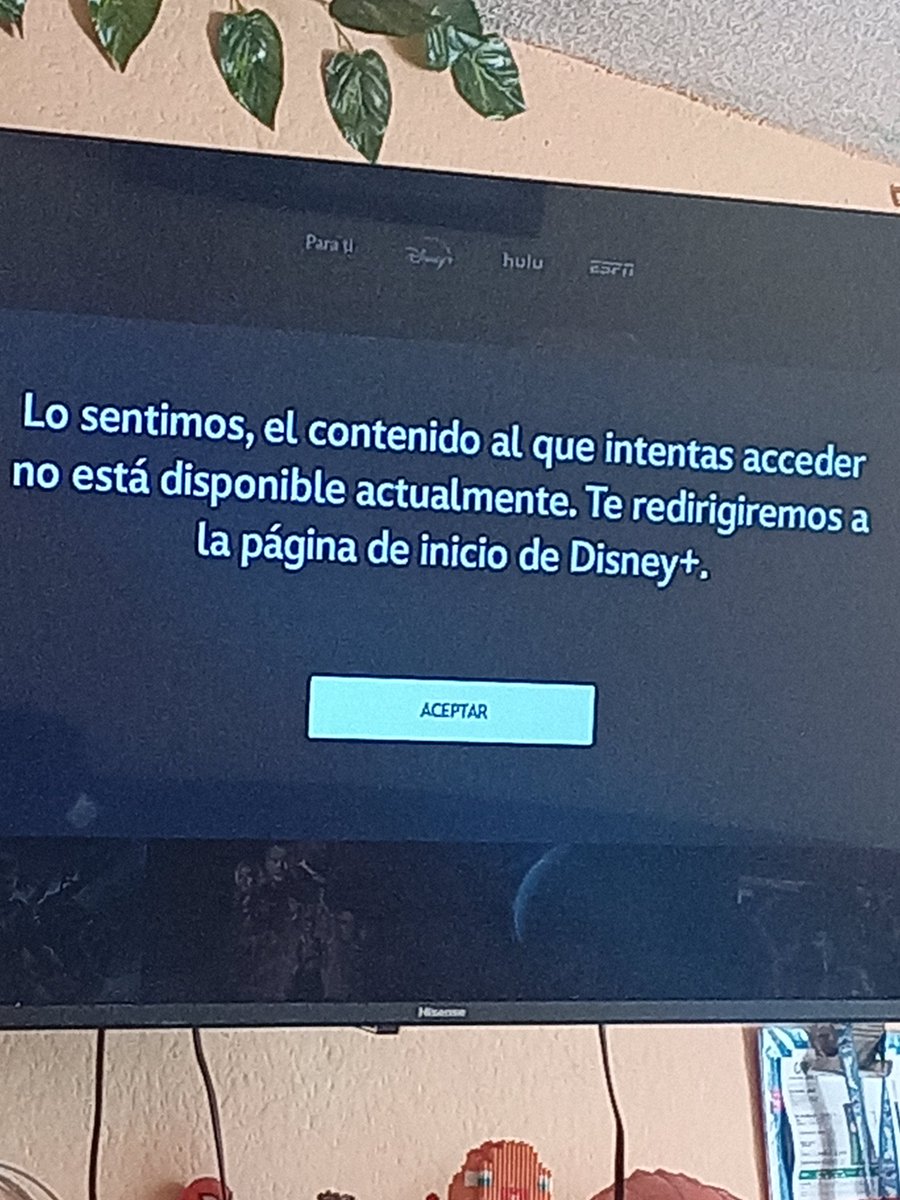 JulieCVargas's tweet photo. Que onda con esto @disneyplusla? intento ver #LosSimpson y no puedo, me aparece este mensaje. https://t.co/fLzszrJ8mP