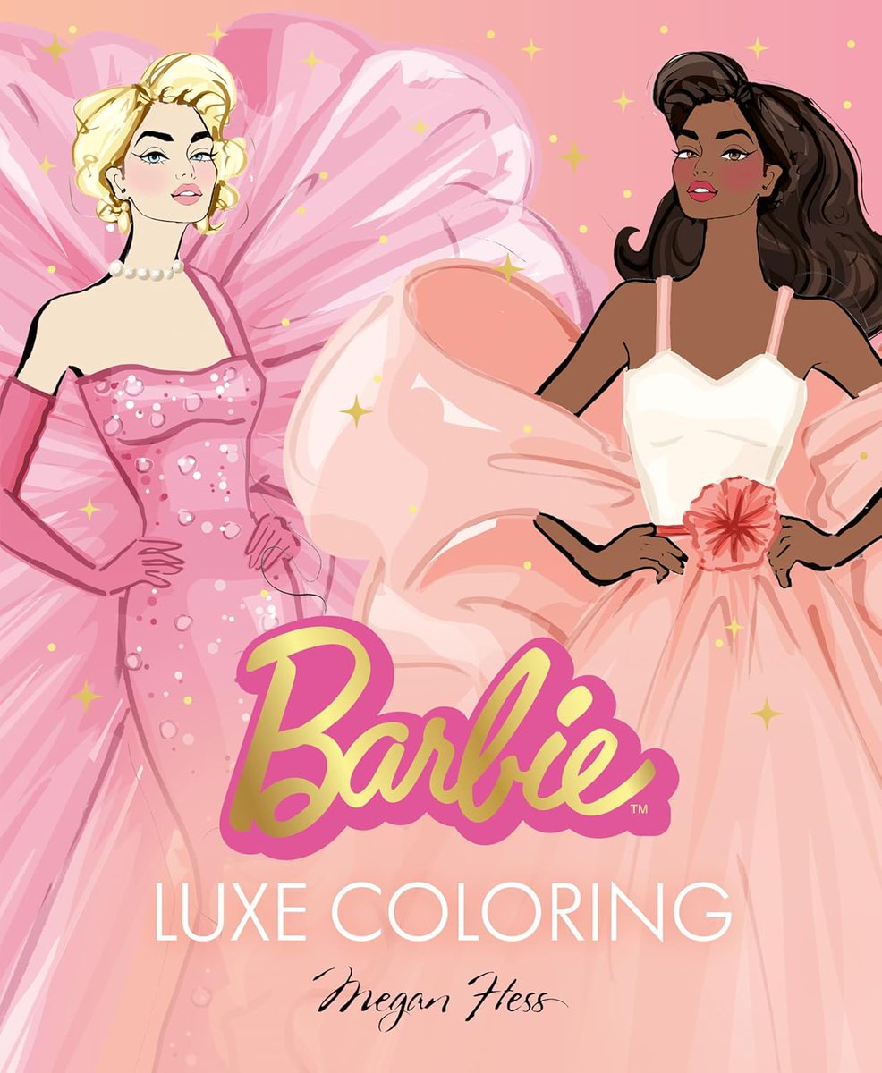 winxclubpretty's tweet image. With 80 pages of intricate, original illustrations inspired by Barbie's most iconic fashions, vehicles and careers, Barbie fans of all ages can embrace their personal style – and have fun doing it! 
Release Date:29th September 2026
#Barbie #BarbieColoringBook #ColoringBook