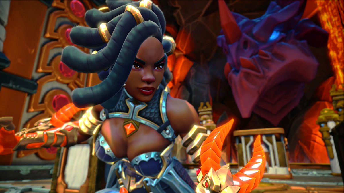 PalaPhotography's tweet photo. Join Imani as she takes you on a tour of the Dragon's Call map! 

Newest Album added to the Paladins Photography project with over 60 different angles and shots of the limited time game mode from 2018. 

Link: https://t.co/GArh3dLYoz

Website will be updated soon. https://t.co/joaZ7bcOnP