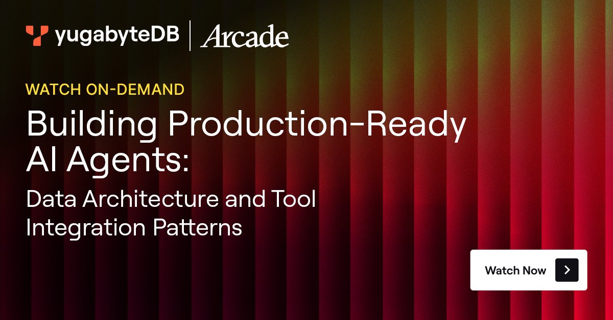 YugabyteDB tweet media