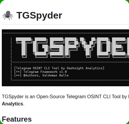 Scrapes private Telegram groups to CSV

github.com/Darksight-Anal…