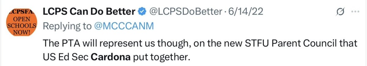 LCPS Can Do Better tweet media