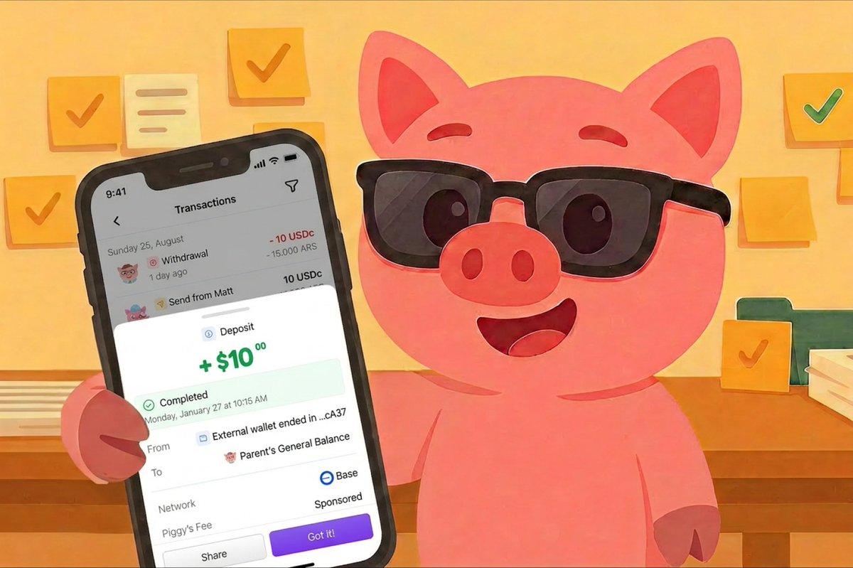 piggywallet_app's tweet photo. Most people don’t really know what happens after they send or receive money.

The transaction disappears into a list.

But understanding money also means understanding what actually happened.

So we redesigned the Activity section in Piggy Wallet 🧾 https://t.co/wj6X659c6K
