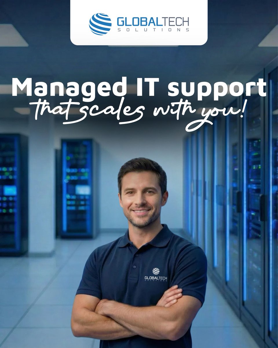 globaltsllc's tweet image. Managed IT support isn’t just about fixing issues, it’s about building systems that keep up, stay secure, and support your next level. Learn more by visiting: globalts.com

#globaltechsolutions #managedit #itsolutions #leaveittous #businessgrowth #technology