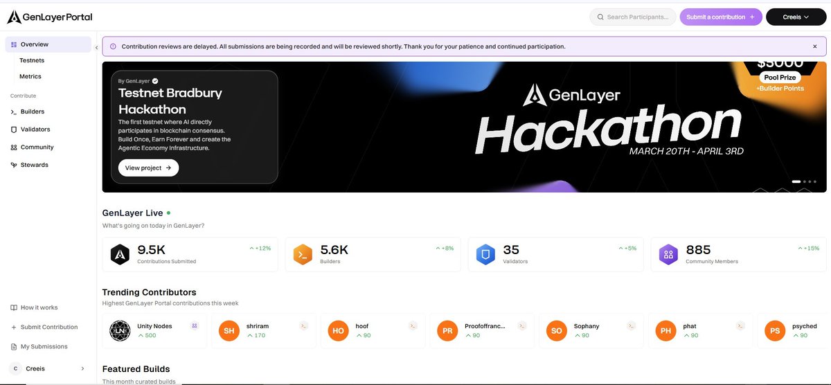 GenLayer Points Portal - Getting Started Early

<a href="/GenLayer/">GenLayer</a> is developing a new kind of blockchain system where smart contracts can actually use AI ,and more importantly, produce outputs that can be verified on-chain.

Having already secured about $7.5M in funding, which makes the