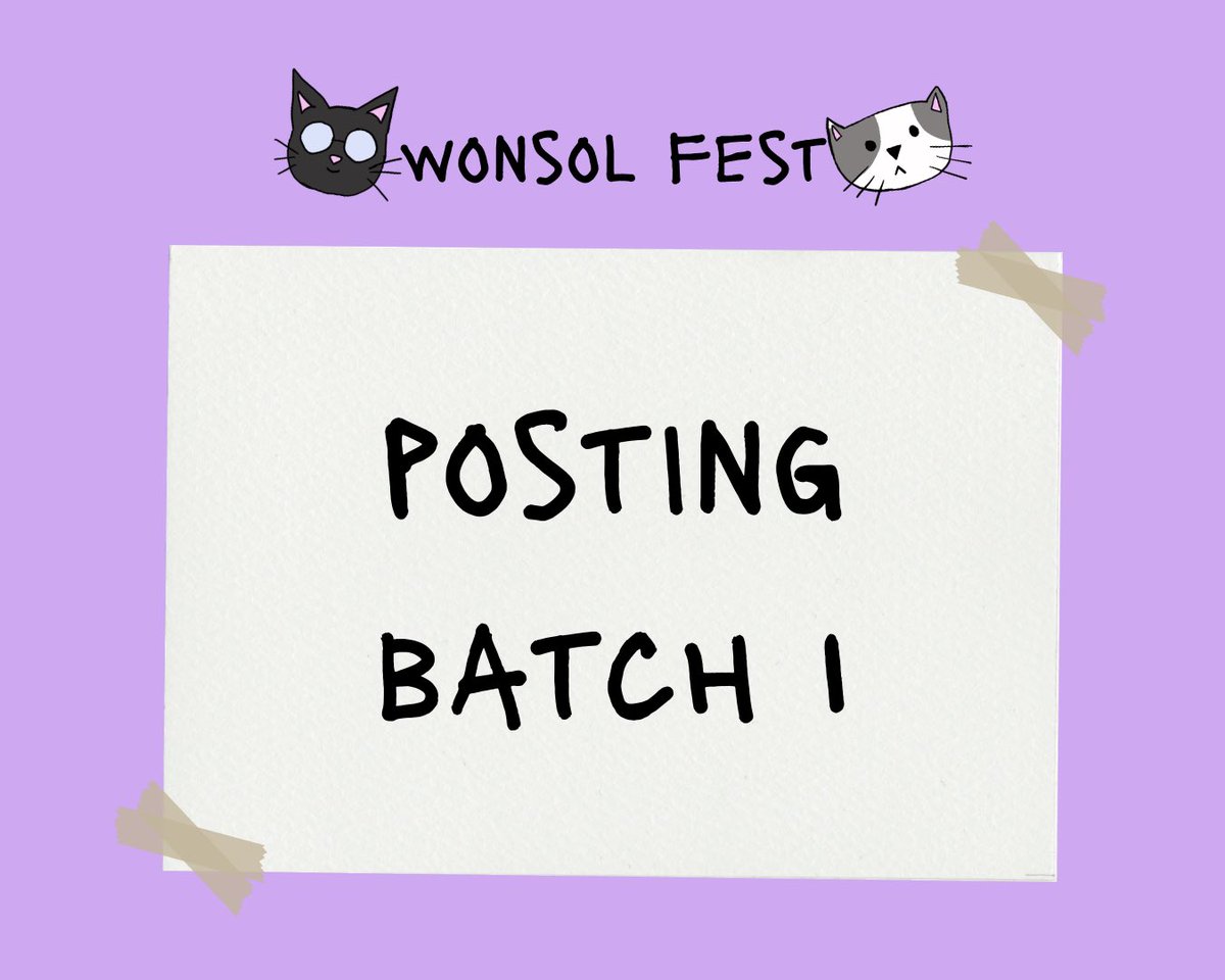 wonsolfest's tweet photo. welcome to wonsol fest posting day 1! 🐱￼🤍 https://t.co/dFwI1BqANe
