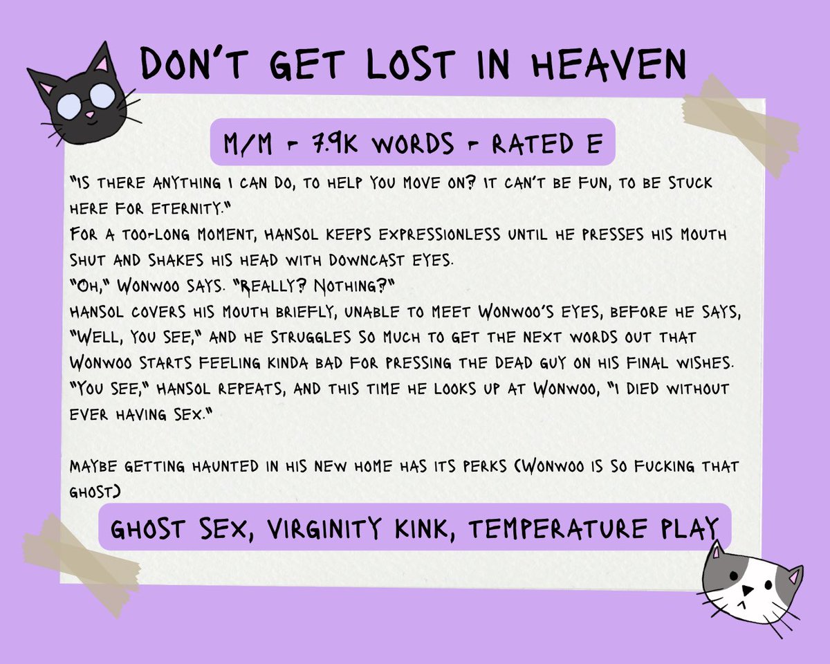 wonsolfest's tweet photo. don’t get lost in heaven
🐱 7.9k - rated e 
https://t.co/fFnDRvG7C4 https://t.co/Piwsi0hCr7