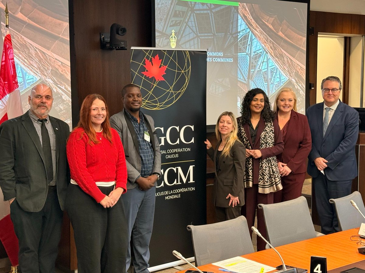 Lianne_Rood's tweet photo. The Global Cooperation Caucus, which I Co-Chair, is a multi-party, non-partisan caucus composed of parliamentarians working together to learn, take action and lead in Canada's fight to end extreme poverty around the world.

As Shadow Minister of International Development, it is my responsibility to stay informed on the work non-government organizations are doing with the monies the federal government has committed to them.

Thank you Luc and Maxwell for the informative presentation on health and nutrition challenges facing communities in Zambia and Canada's ability to mobilize resources to address child deaths in that region.

#GCC #middlesexlondon #internationaldevelopment