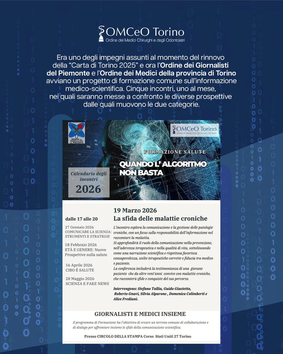 OMCeO Torino tweet media