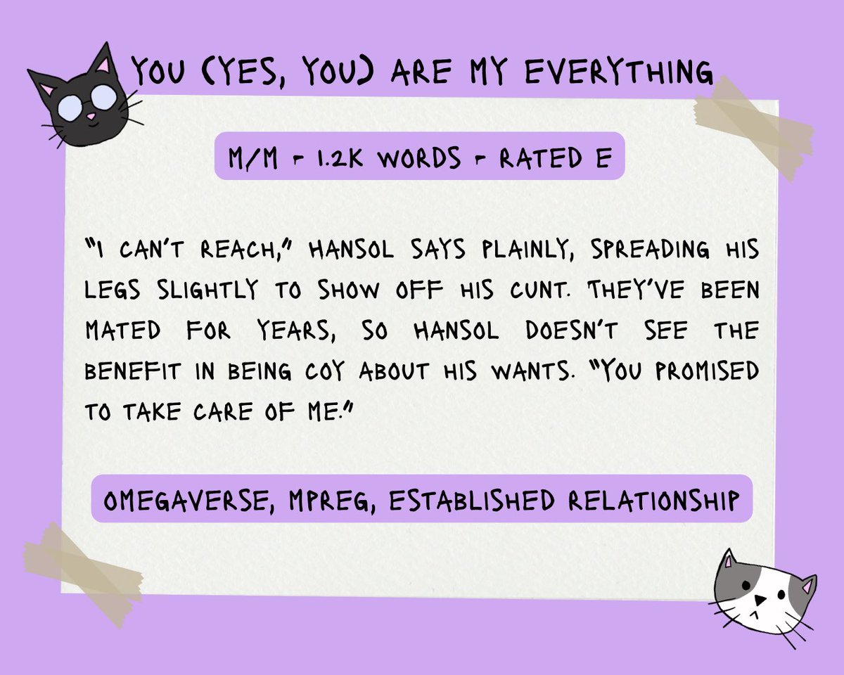 wonsolfest's tweet photo. you (yes, you) are my everything 
🐱 1.2k words - rated e
https://t.co/0P4xDDxU1J https://t.co/GF1Rp91xrU