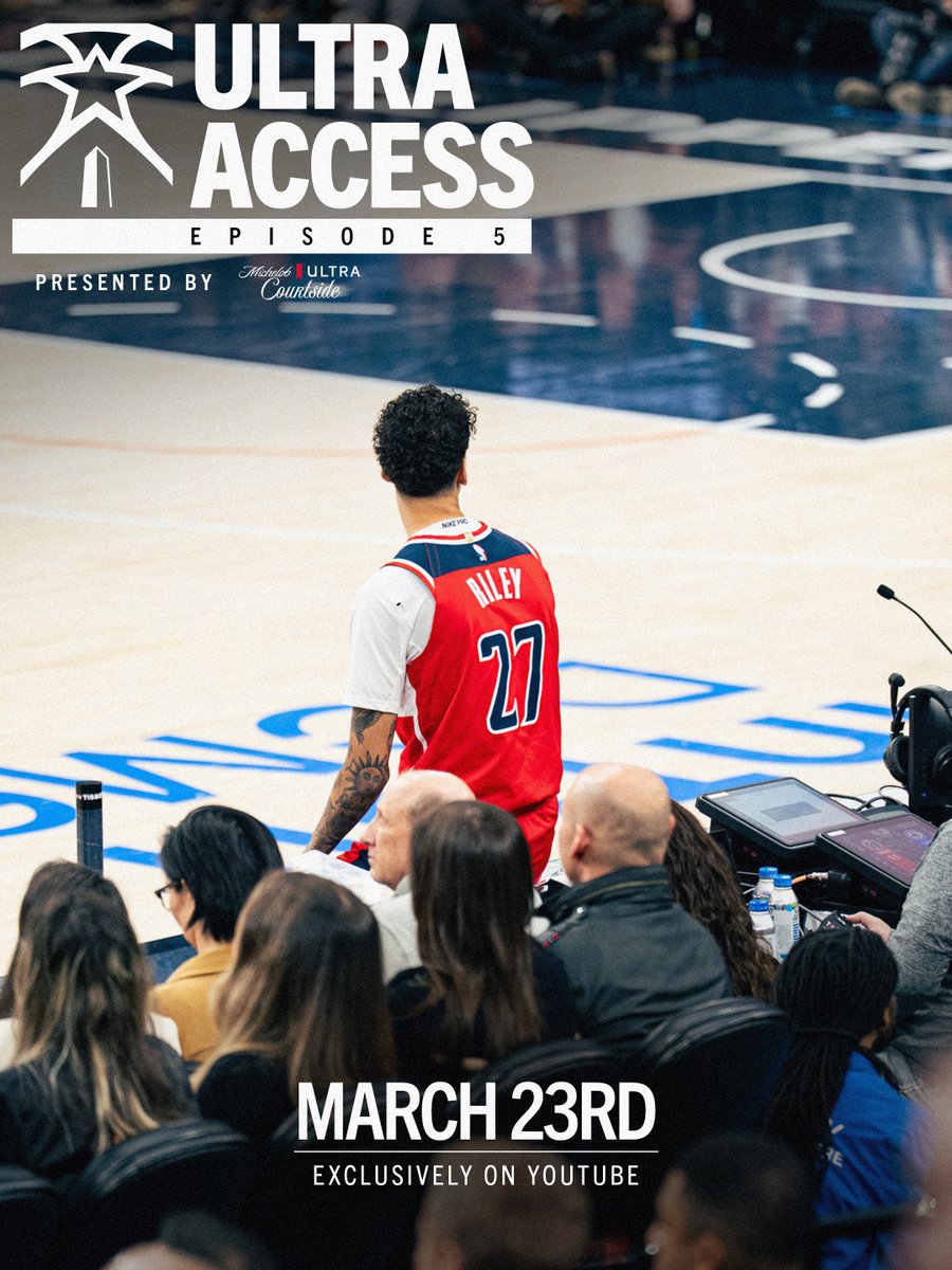 Will Riley. ULTRA Access. 🔜

#ForTheDistrict | <a href="/MichelobULTRA/">Michelob ULTRA</a>
