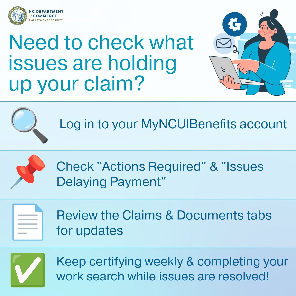 NC Division of Employment Security tweet media