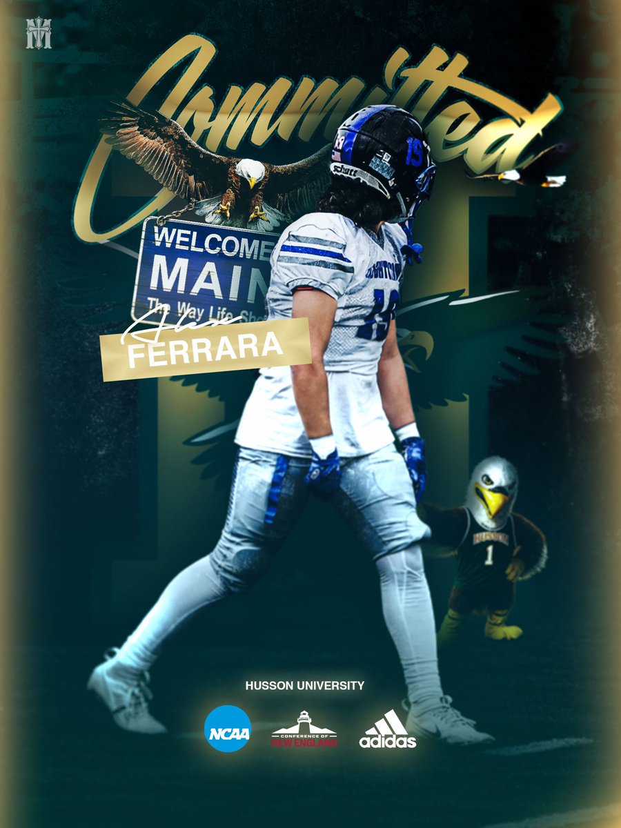 AlexFerrara_'s tweet photo. Blessed to announce my commitment to play football at Husson University. #Hus2on6uys

 @CoachClark_HU  @Coach_Cameron_  @_Coach_Hobbs   @Coach_Buzzell @CoachRickOrio @CoachVreeland  @hussonfootball @EWRSDK12 @HHSRamsAthletic @hs_mercer @CoachFullTime https://t.co/CtSG70EQzJ