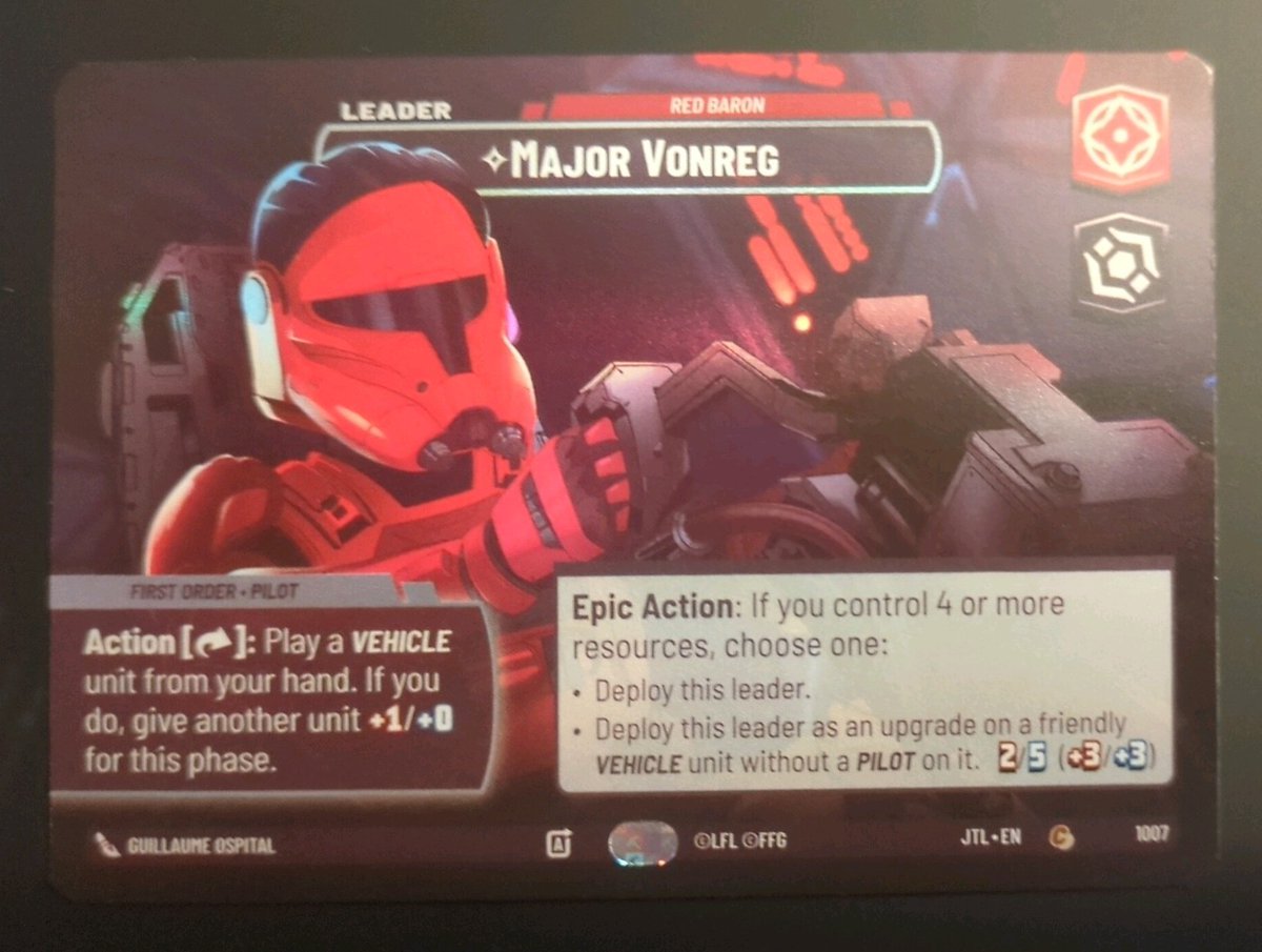 Major Vonreg, The Red Baron SHOWCASE  Unlimited Jump To Lightspeed  
🔗 ebay.com/itm/2981115577…  
 #ad