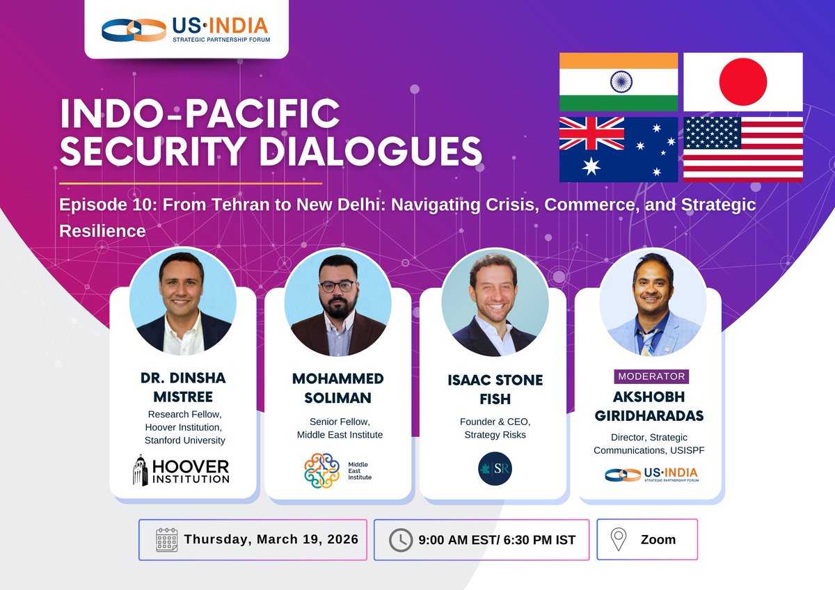 US-India Strategic Partnership Forum tweet media