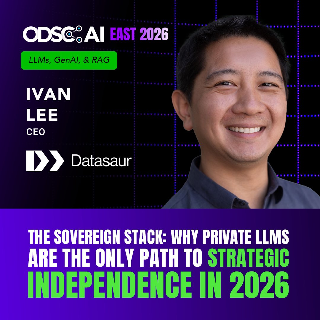 ODSC (Open Data Science Conference) AI tweet media