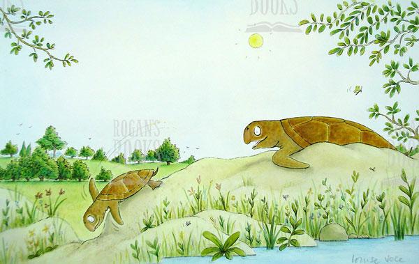 “Lived an old mother turtle &amp; her little turtle one…” 🐢

A timeless counting rhyme brought to life by Louise Voce - full of warmth, character, and the magic of early storytelling.

childrensbookillustration.com/product/louise…

#LouiseVoce #OriginalArtwork