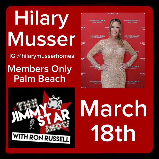 LadyLakeMusic's tweet image. 🏆🎤🔴 Award-Winning #podcast #comingup 3PM ET!
It’s The Jimmy Star Show with Ron Russell
💯 #Influencer hosts @ThisIsJimmyStar and @RonRussellShow #interview your favorite celebrities!
🌟 Today on the program: 
Hilary Musser and Paul Boyd
✅ #TuneIn w4cy.com