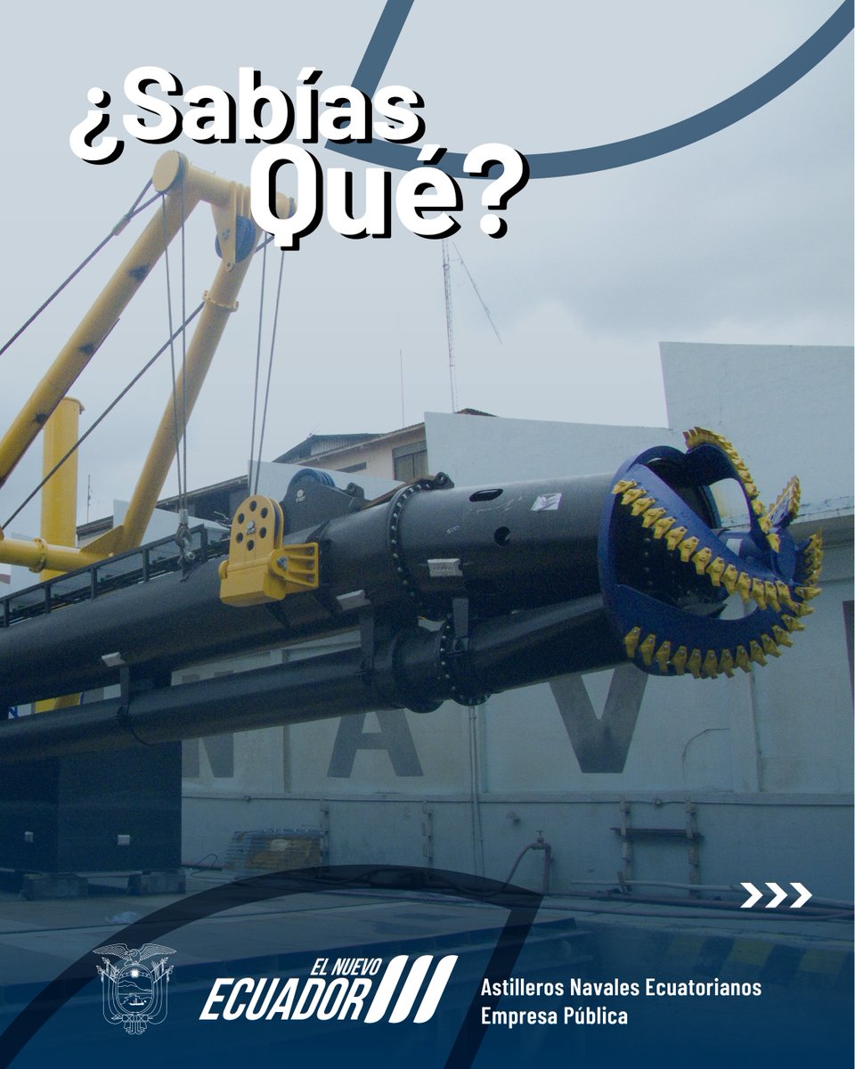 AstinaveEp's tweet photo. ¿Qué hace una draga? 🚢
Es como una aspiradora gigante bajo el agua.
Extrae lodo y arena acumulados en el fondo del río para recuperar su profundidad. Así prevenimos inundaciones en invierno y mejoramos la navegación. 🌊🚜
#Guayas #Dragado #ElNuevoEcuador https://t.co/YX3ybh37pk