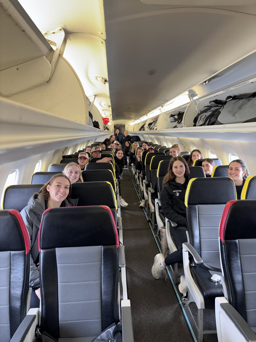 GoNUwhockey's tweet photo. Wheels up to State College! https://t.co/0deY2QYoaC
