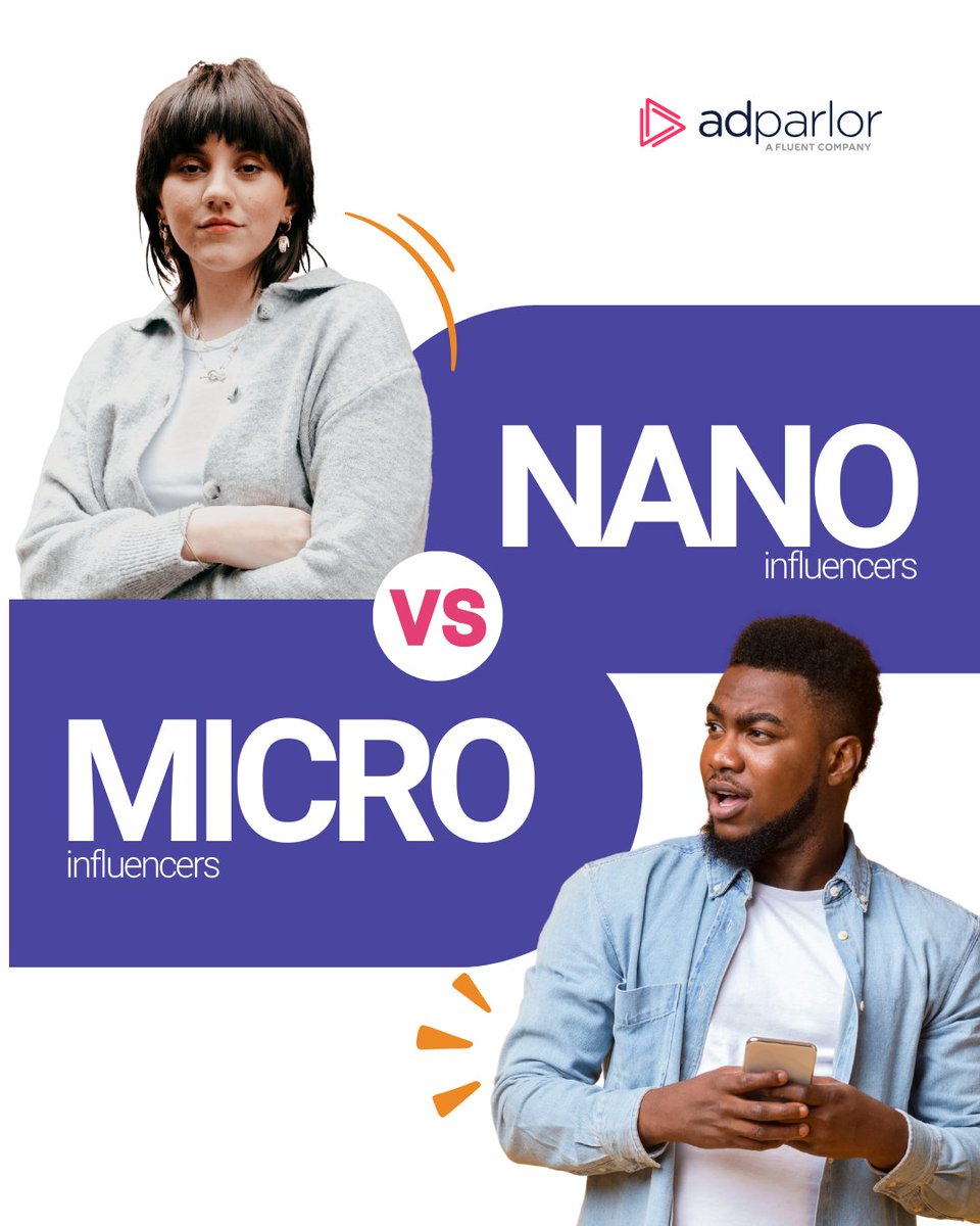 AdParlor's tweet photo. Nano vs Micro influencers - which actually performs better?
Short answer: depends on your goal.
Long answer: this carousel 👆 https://t.co/EPvyvNYiT1