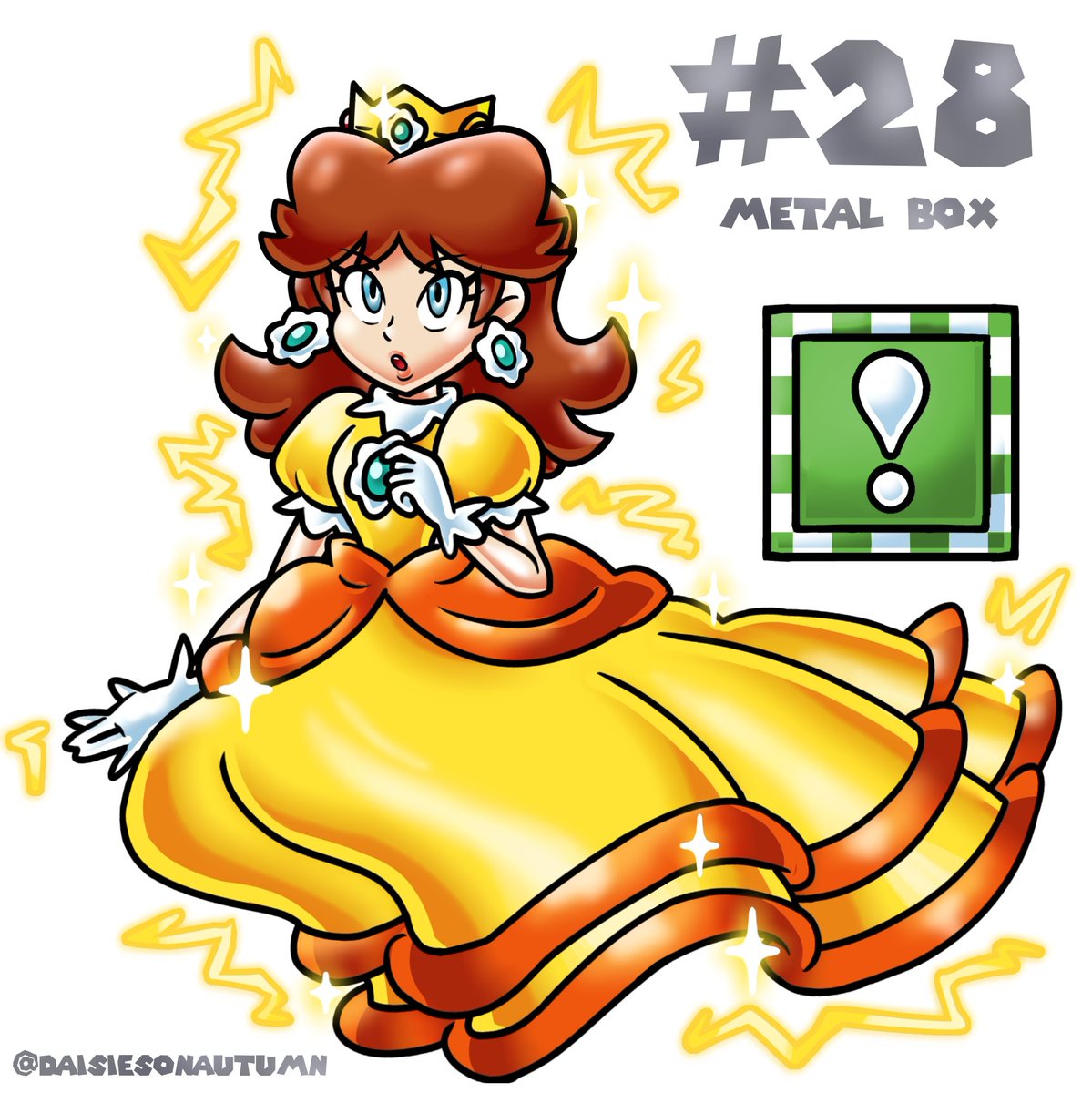 DaisiesOnAutumn's tweet photo. Metal Daisy with the Super Mario Wonder Colors Alt.

#PrincessDaisy #SuperMario #MarioBros #Fanart #PowerUpDaisy https://t.co/CrxYuvuGLR