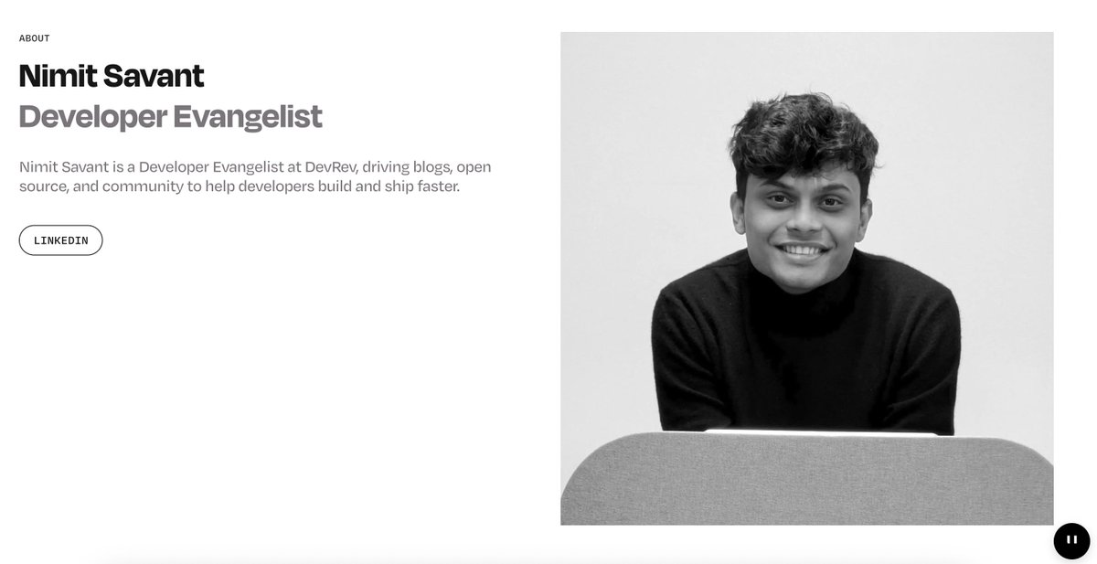 SavantNimit's tweet photo. https://t.co/P6Y72mNWU2

Starting my new role with an introduction to my Author Page on DevRev ❤️

I would be working with engineering team to post some amazing tales, engineering insights and marvels 🦹

Stay tuned for an amazing list of blogs coming to your timeline 🧵

#devrev #blogs #engineeringblog #techwriting