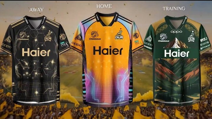 Peshawar Zalmi have officially unveiled their home, away, and training kits for the PSL 2026 season.
#PeshawarZalmi #MJ