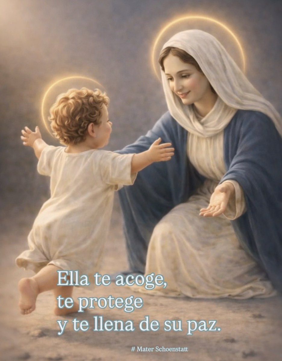 SchoenstattMPHC's tweet photo. Hoy renovamos nuestra Alianza de Amor
Igual que Jesús
nosotros podemos volver siempre a la Mater.

Ella nos espera
Nos sonríe
Nos cubre con su manto
Y nos bendice

Compártelo con alguien que necesite volver a sus brazos 
y guárdalo para cuando tú también necesites volver a ella! https://t.co/LQ18jaYE9u