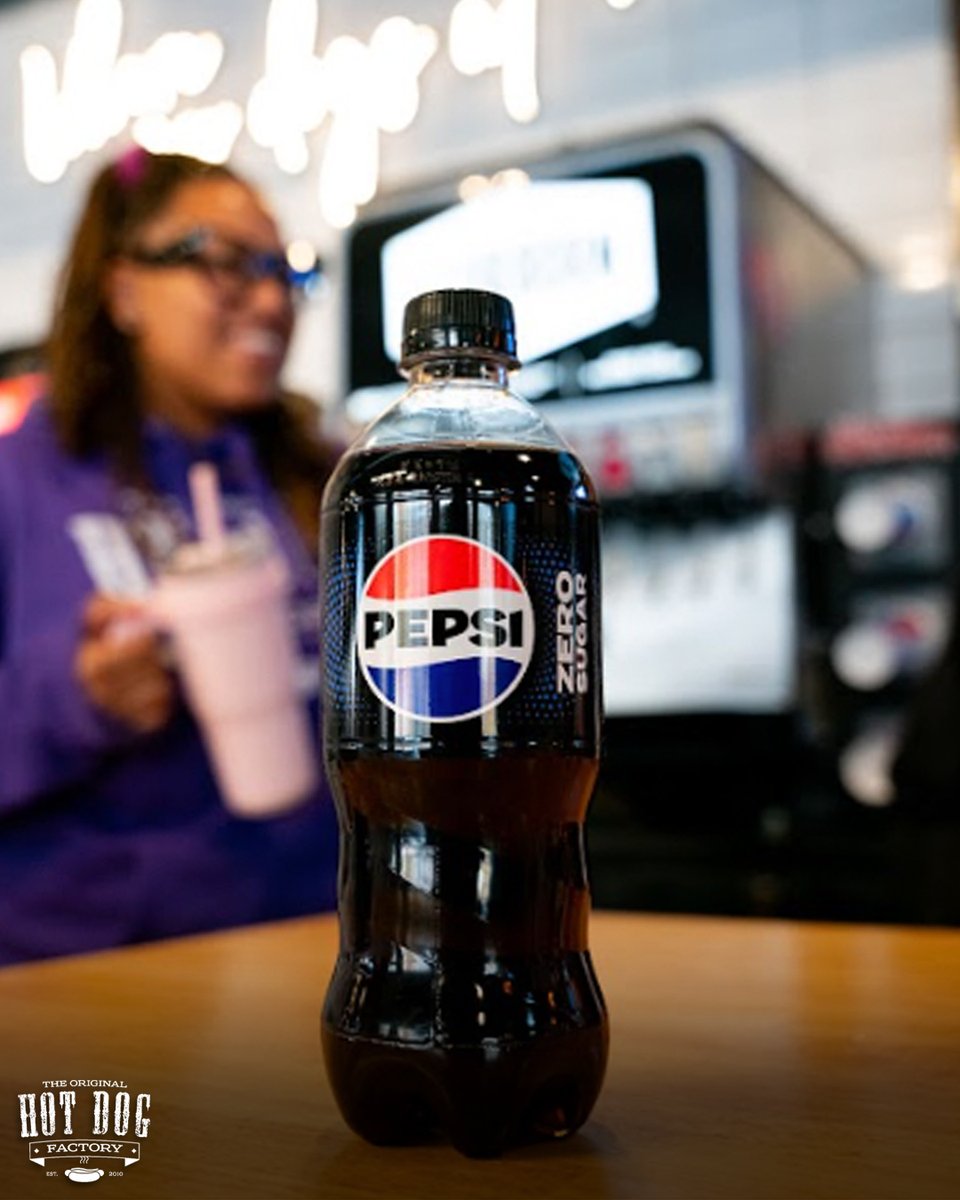 TheDog31730's tweet photo. How about a cold one with your dog today?

#pepsi #combomeals #lunchtime #hotdogs #theoriginalhotdogfactory https://t.co/2TkkauhmMM