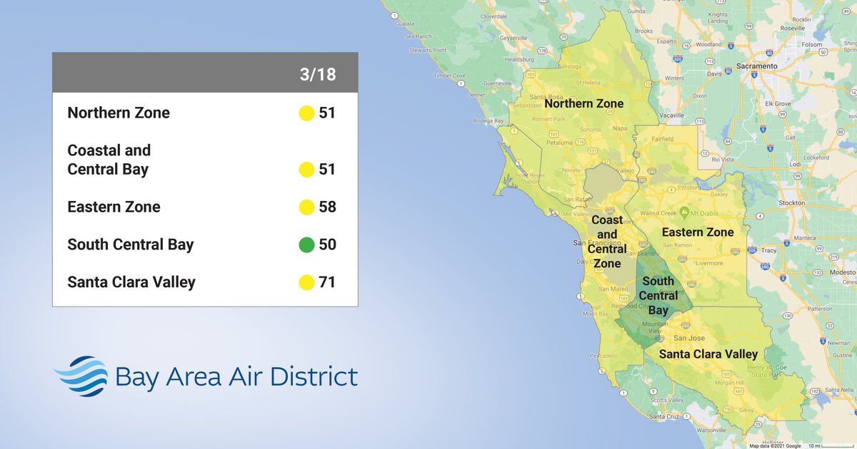 Bay Area Air Quality tweet media
