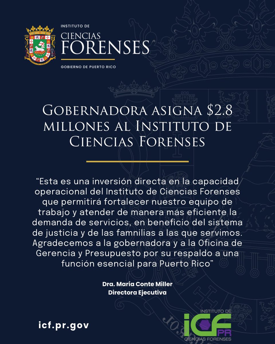 Instituto de Ciencias Forenses tweet media