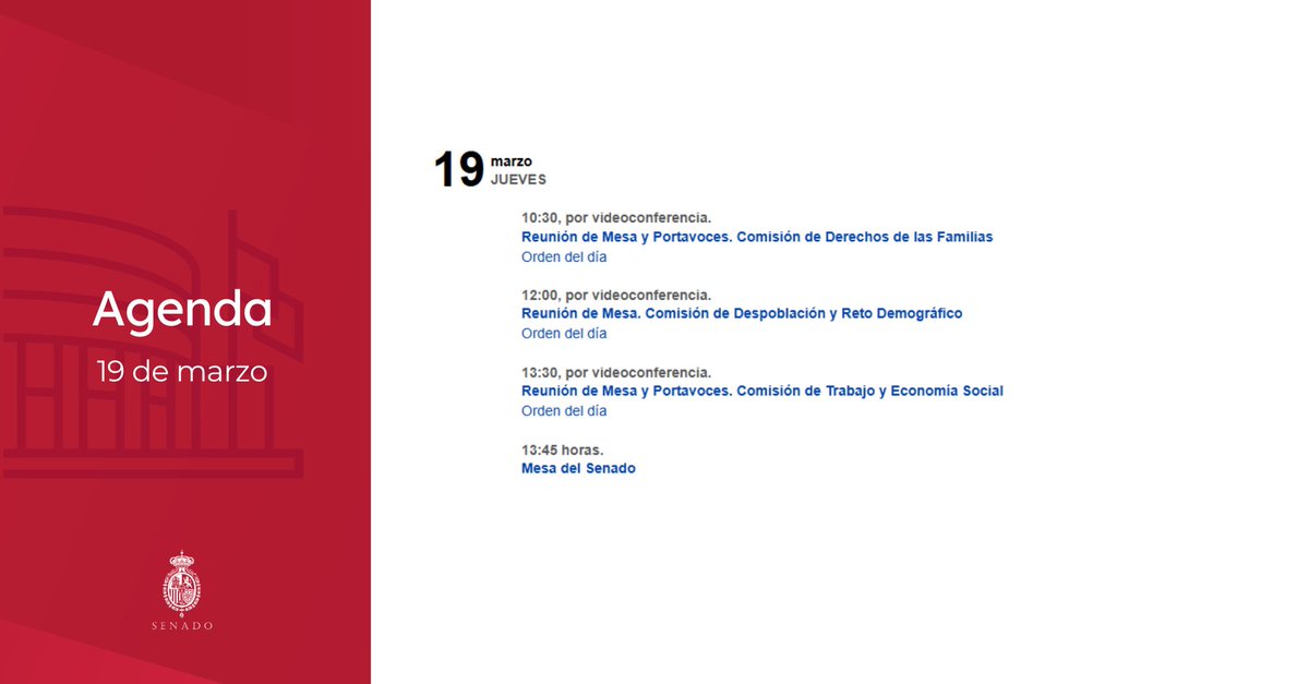 Senado de España tweet media