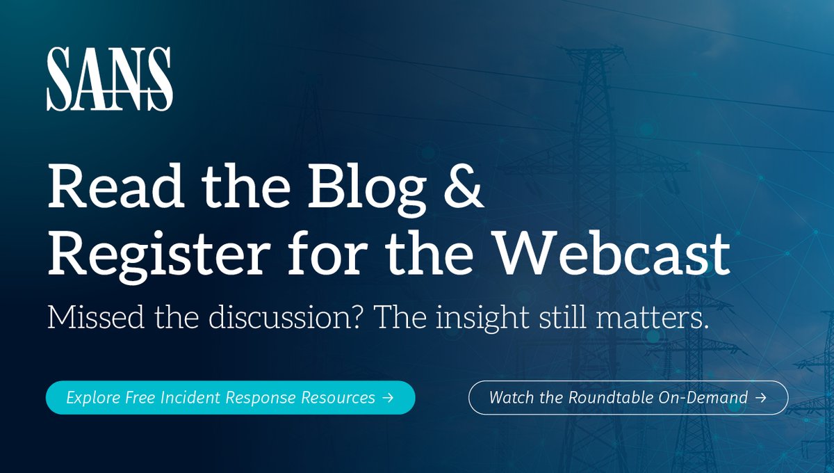 SANS Institute tweet media