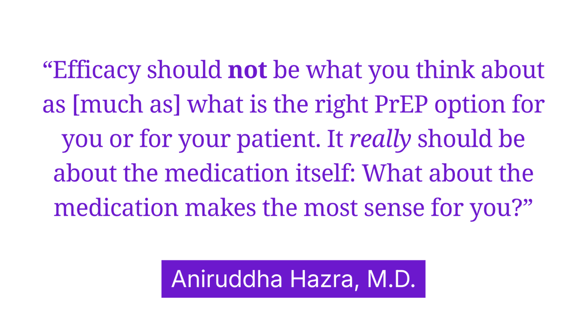 BodyPROHIV's tweet photo. As #HIV prevention options expand, choosing the right #PrEP isn’t just about efficacy. In a new interview, Dr. Anu Hazra (@UChicagoMed + @howardbrownhc) explains the best choice is the one that aligns with your patient’s needs, preferences, and lifestyle:
https://t.co/i04GJ2q3uB https://t.co/cZGDtHeJFJ