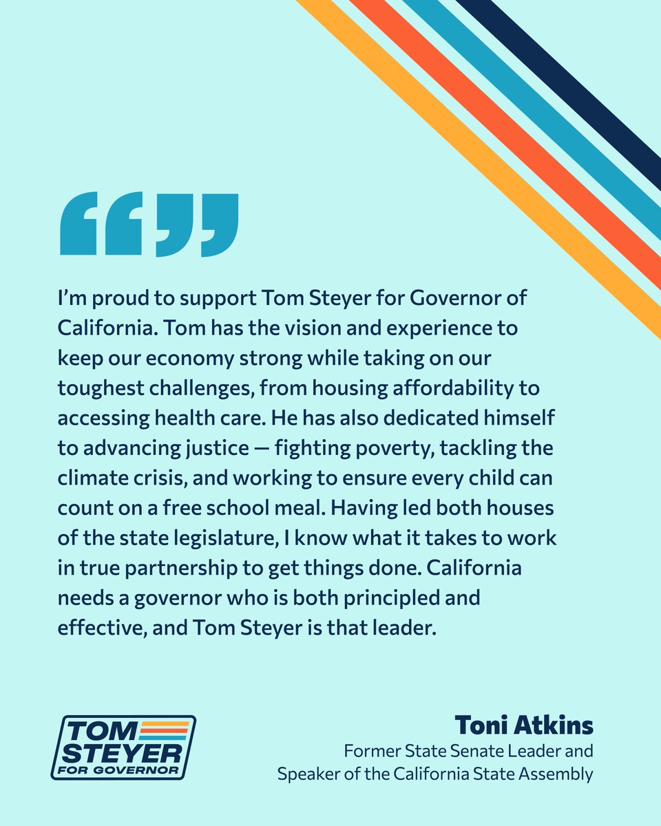 Tom Steyer tweet media