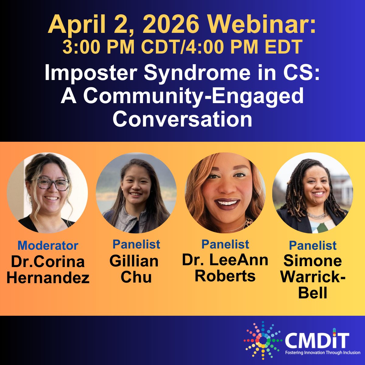 CMD-IT/Tapia Conference tweet media