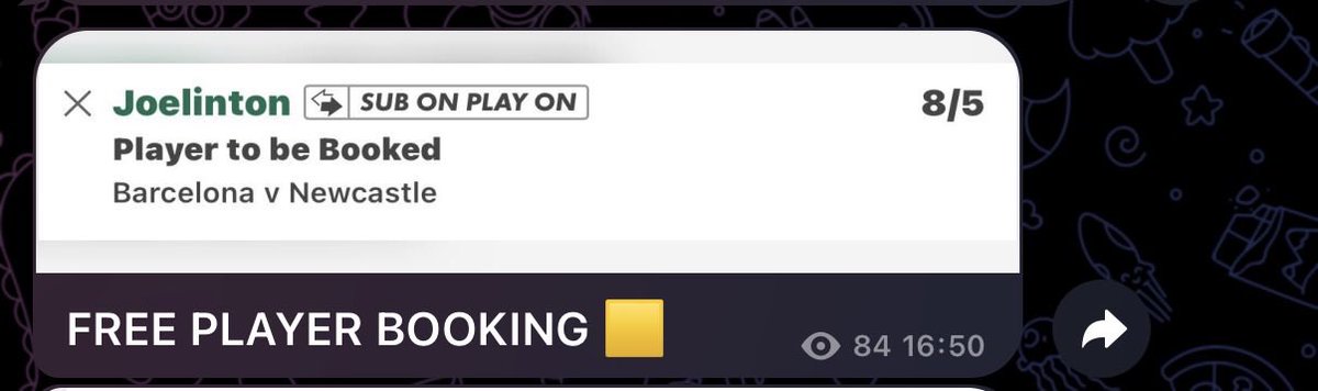 HHGBetting's tweet photo. 🟨 FREE PLAYER BOOKING LANDS 🟨
Joelinton booked ✔️💰
Another one from the free plays… don’t say we don’t give you winners 👀🔥
More to come tonight. Stay locked in.
#BettingTips #FootballTips #UCL #Winning #BookieBashers https://t.co/9pgbVSJiZD