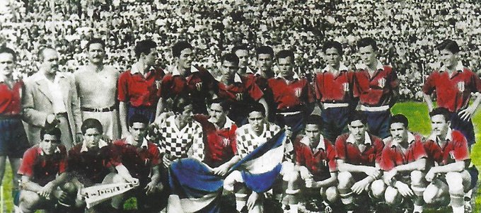 Steve1T's tweet image. #OnThisDay in 1948 – Jaime Meza scored 5 times for @laselecrc_’s 6:0 victory against @LaSelecta_SLV during final group action of #CCCF (Confederación Centroamericana y del Caribe de Fútbol) Championship in Guatemala’s Estadio Escolar. (📸 Courtesy –@RodrigoCalvoC).