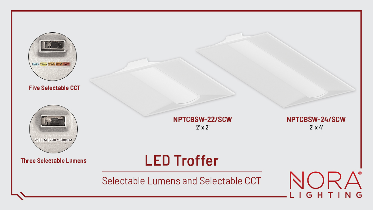 noralighting's tweet photo. We have upgraded our LED Troffers with two Selectable Switches!
- Selectable Lumens delivering up to 6950 lumens 😎
- Selectable CCT (30K / 35K / 40K / 50K / 65K) 🎨
- 120-277V input; 0-10V dimming 🔌
- 2'x2' &amp; 2'x4'⏹️
- Optional remote emergency 🚨
https://t.co/1LIKRyHfwW https://t.co/fZJYl6qT4K