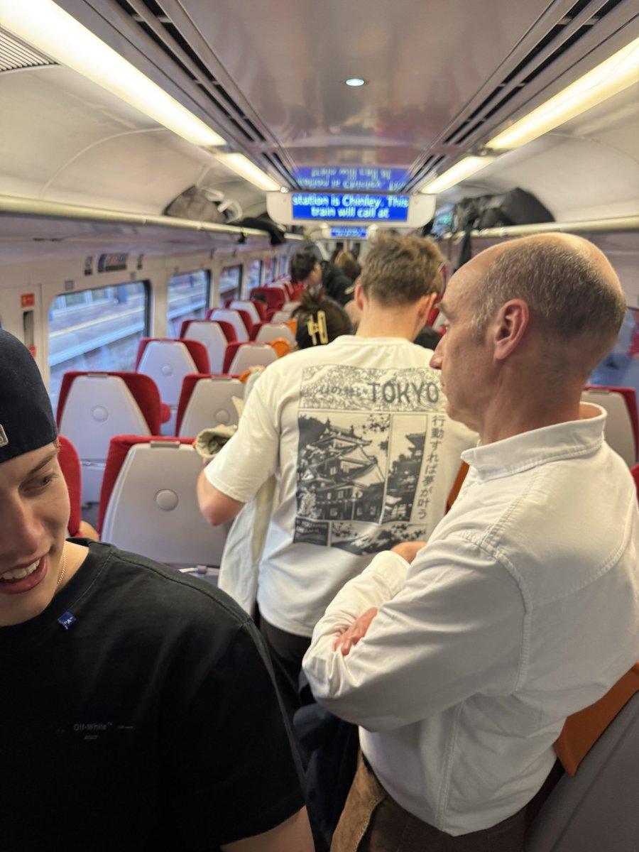 EmmaPainter44's tweet photo. @EastMidRailway is this acceptable on a train? I’ve spent an hour sat on the floor. Utter disgrace https://t.co/RJqhqEl7Ml