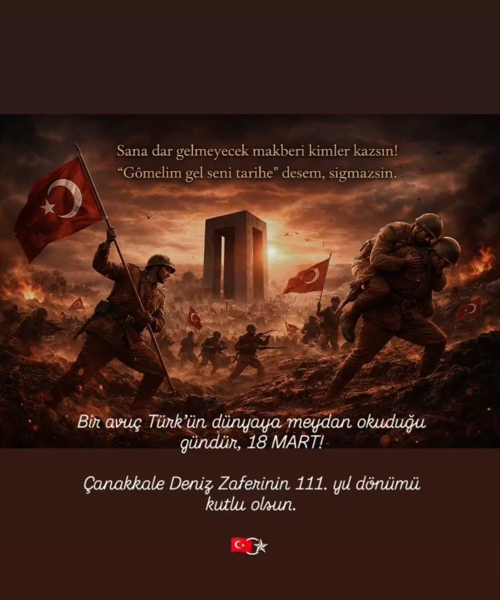 Kdr_bgc's tweet photo. Sana dar gelmeyecek makberi kimler kazsın?
"Gömelim gel seni tarihe" desem sığmazsın!

#18Mart #ÇanakkaleGeçilmez #18MartÇanakkaleZaferi https://t.co/KqMyzDHsFh