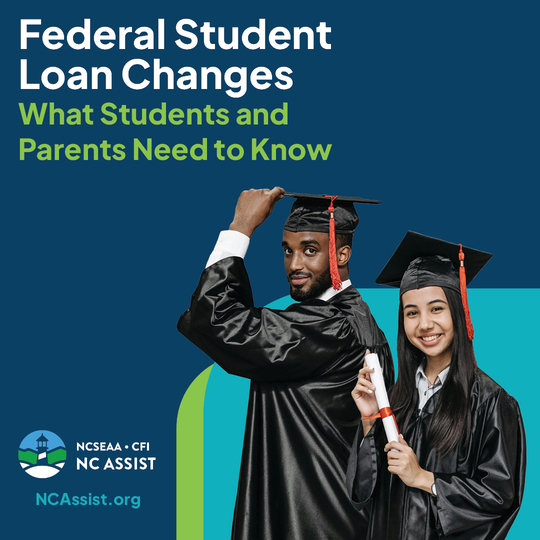 NCAssistLoans's tweet image. Federal student loan changes are approaching! Learn what these updates could mean for students, families, and financial aid offices in our recent article. bit.ly/4cVMWI3

#NCAssist #PayforCollege #FinancialAid #OBBB