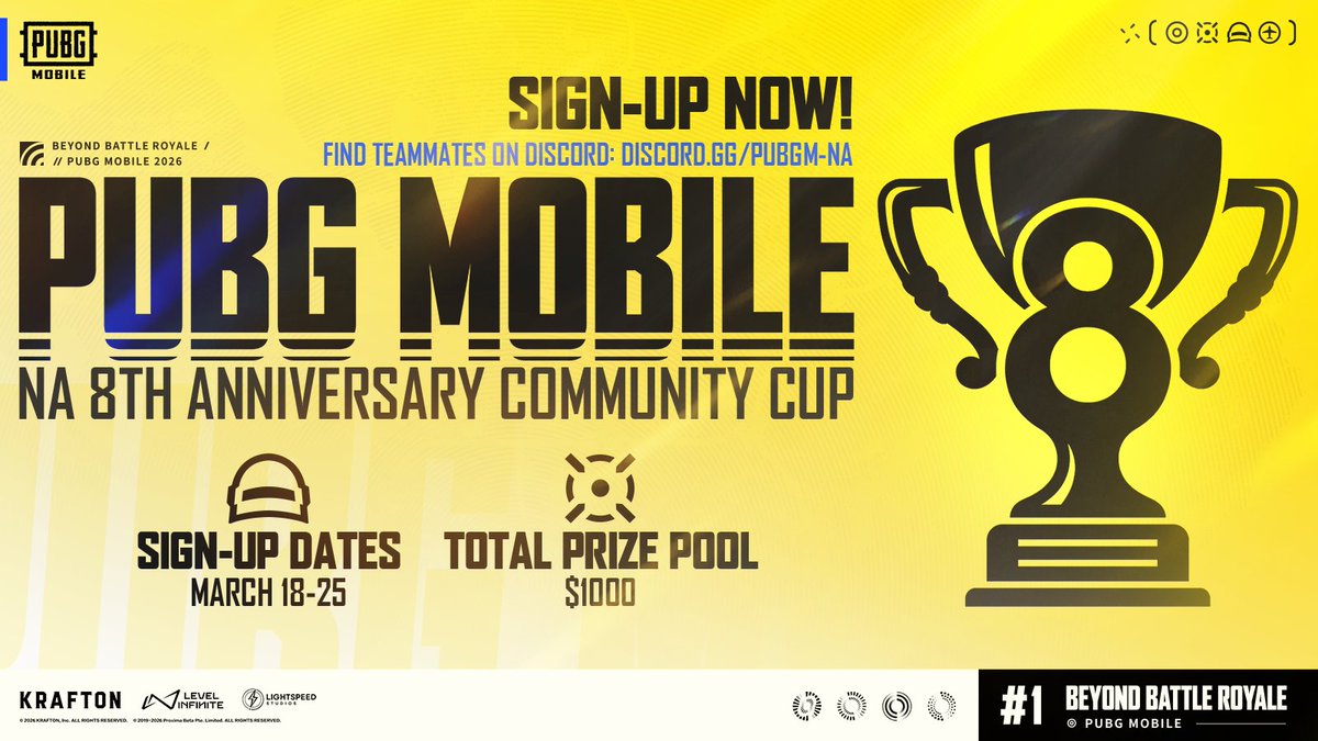 PUBG MOBILE NORTH AMERICA tweet media