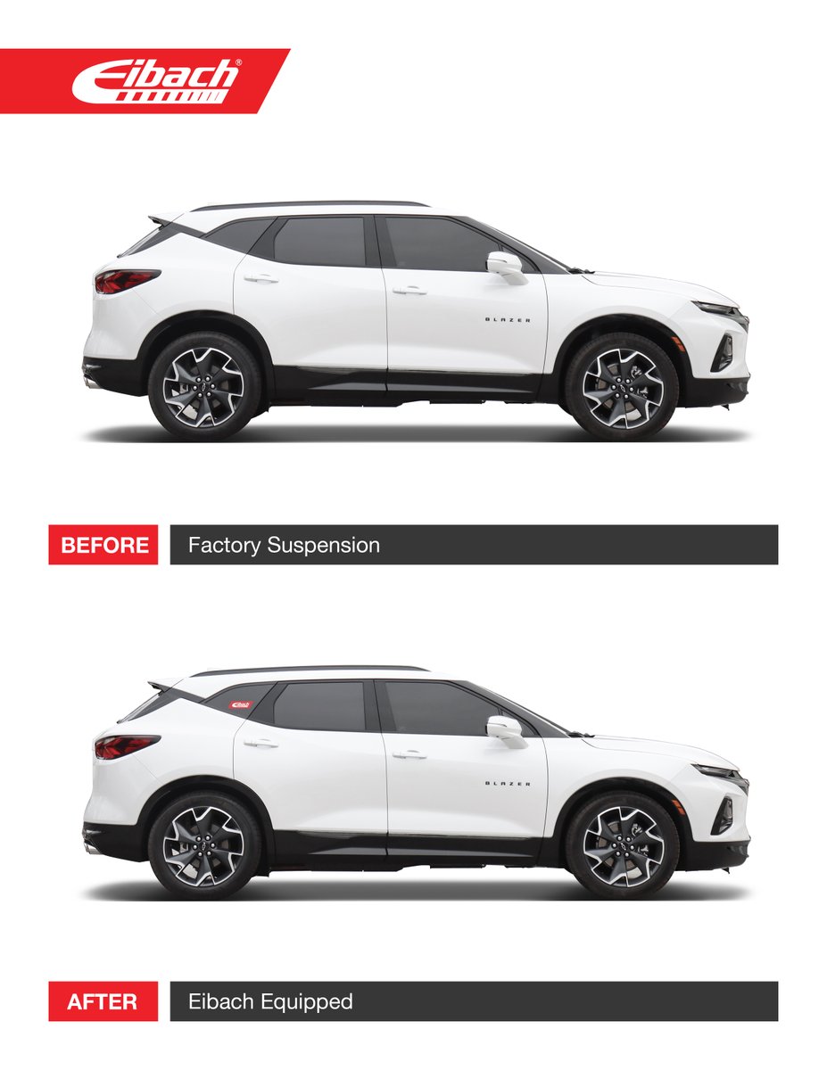 EibachCanada's tweet image. PRO-KIT for the 2026 Chevrolet Blazer RS is in stock and ready to ship! Find yours online at eibach.ca

Part # E10-23-039-01-22

#eibach #eibachcanada #blazer