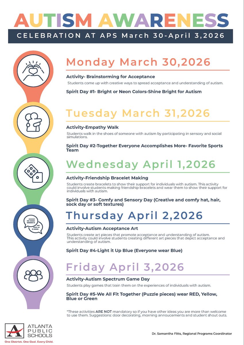 APS Department of Exceptional Education tweet media