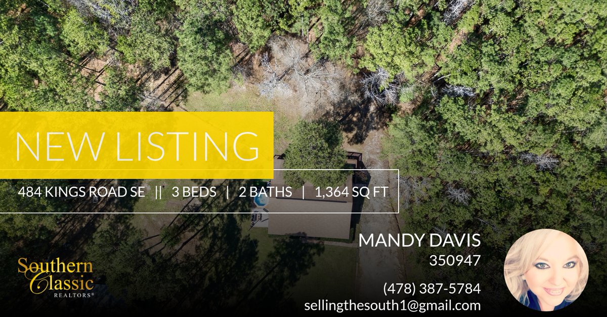 MandyP_REALTOR's tweet photo. 📍 New Listing 📍 Take a look at this fantastic new property that just hit the market located at 484 Kings Road Se in Milledgeville. Reach out here or at (478) 387-5784 for more information!

Listed by Camellia Hurt

Mandy Davis... https://t.co/RjMXVyBrmj https://t.co/M1aBTu1b2O