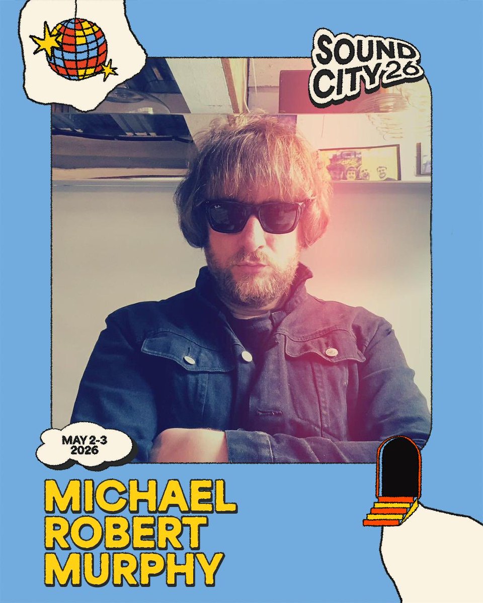 MRobertMurphy's tweet photo. 📣 SOUND CITY 📣

Pleased to announced I'll be appearing at this years @SoundCity playing a full band show Saturday May 2nd 2026. 

Festival ticket links below 👇

 https://t.co/q9jxgq2iwH

#liverpoolsoundcity #michaelrobertmurphy #festival #liverpoolmusic #chaosmagick https://t.co/Sv6EWheljb