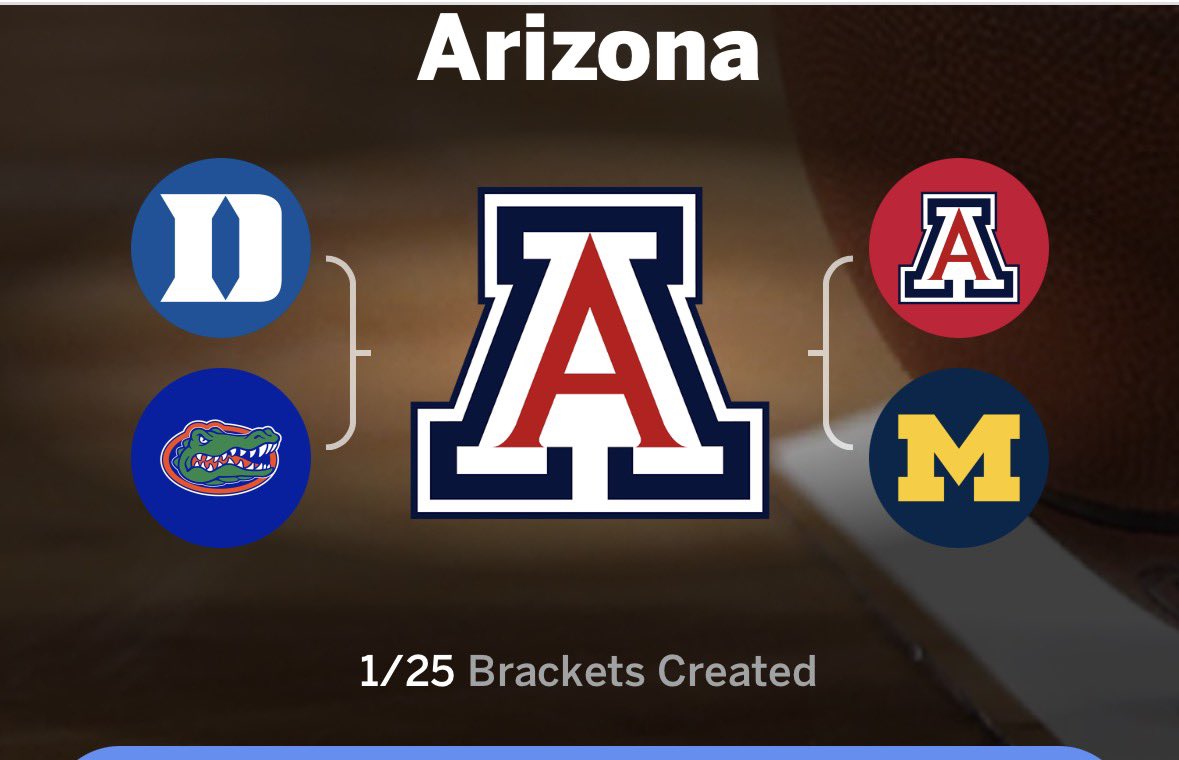 JeffATrennepohl's tweet photo. Yep, I know I picked all the Number ones but that’s what I really think it’s gonna happen #NCAABrackets am I crazy? https://t.co/lSKKg7Tw7N